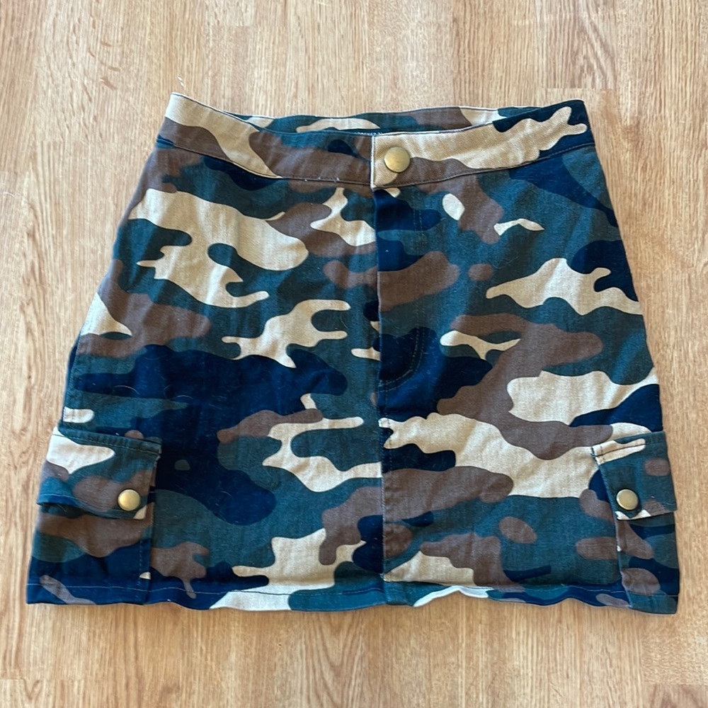 Cotton/spandex skirt